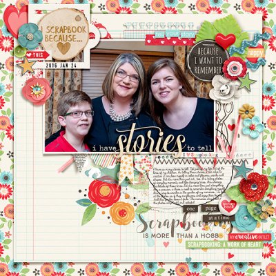 I Scrapbook Because . . .