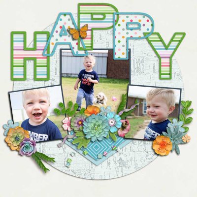 Happy (left)