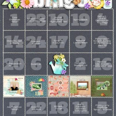 April Bingo Card