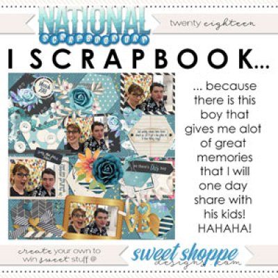 I Scrapbook....