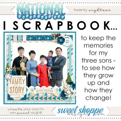I scrapbook because...