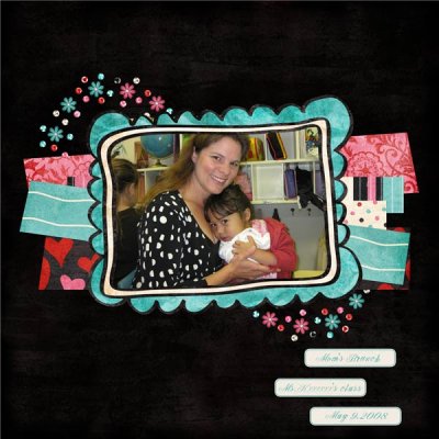 Mom's Day celebration at preschool