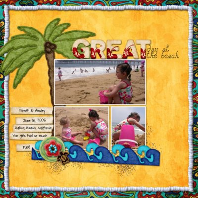 {h&a} great day at the beach