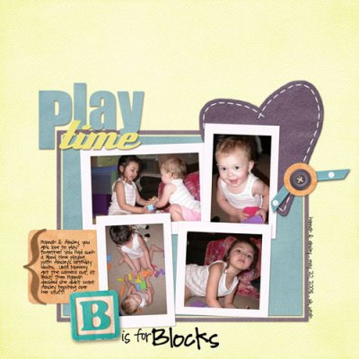 {h&a} play time... b is for blocks