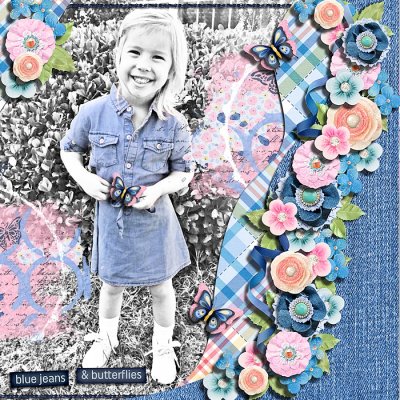 Blue jeans and butterflies