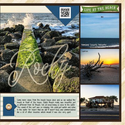 A Day at the Beach, right side