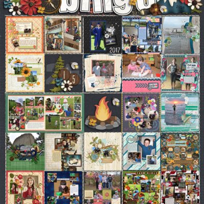 Completed June 2018 Bingo Card