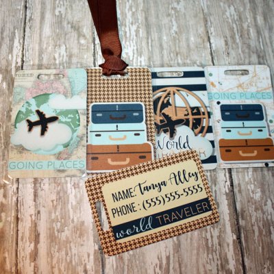 World traveler luggage tags