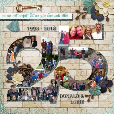 25 Years! July 2018 Bingo #3 So Happy Together
