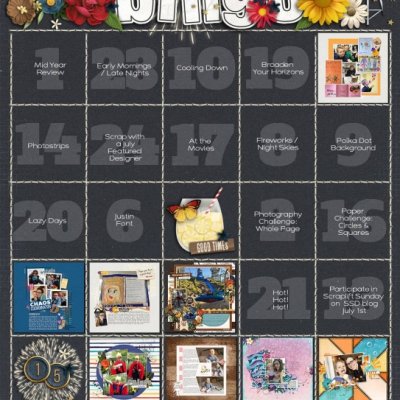 July Bingo Card