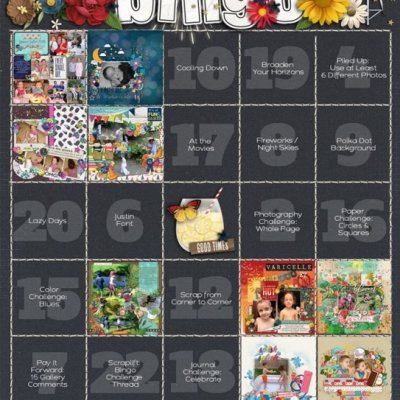 July Bingo Card