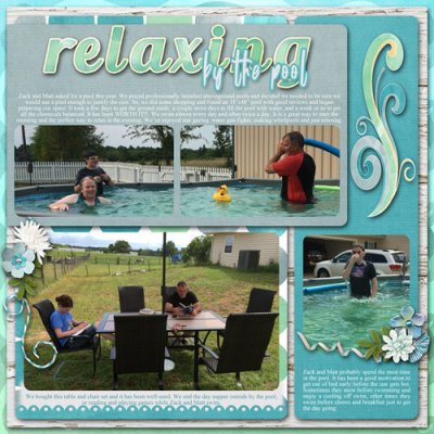 Relaxing by the Pool August 2018 Bingo #1