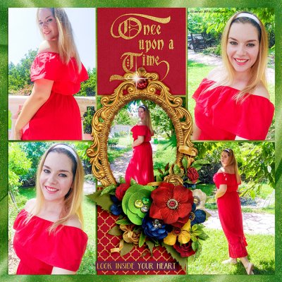 Lady in red