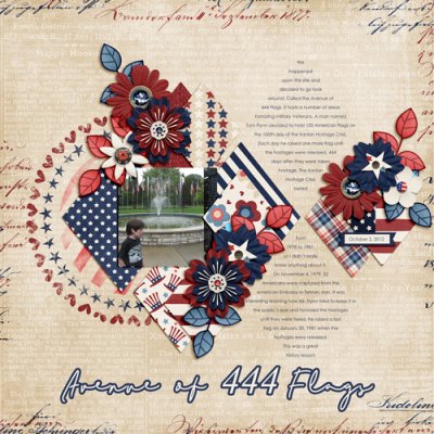 Avenue of 444 Flags August 2018 bingo #7