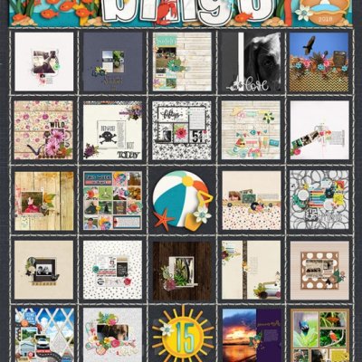 August 2018 | Bingo Challenge Card