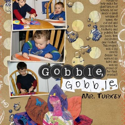 Gobble, Gobble, Mr. Turkey