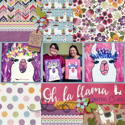 Llama Painting Class