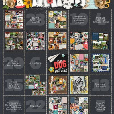 Bingo card September