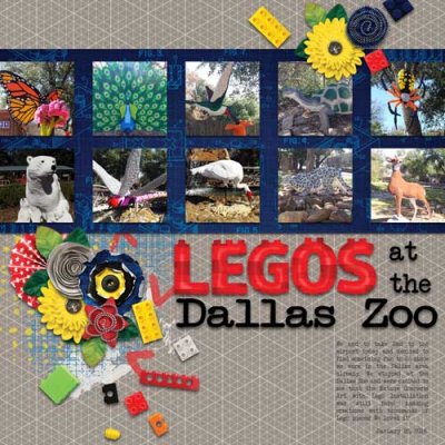 Legos at the Dallas Zoo