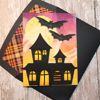 Happy Halloween Card with matching envie