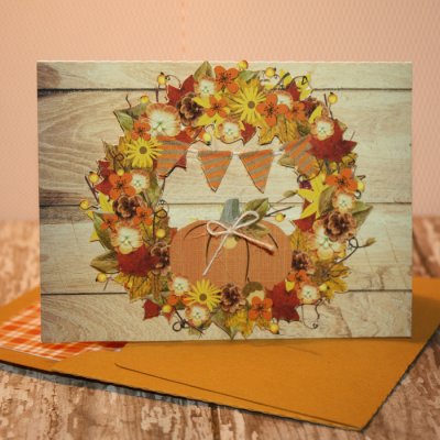 Fall Banner Wreath