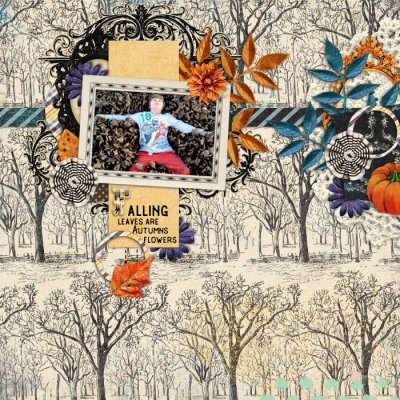 Falling leaves are Autumns flowers challenge