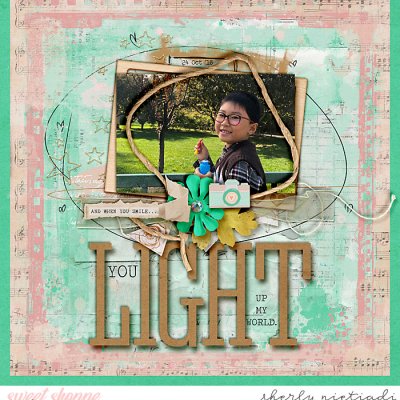 you light up my world