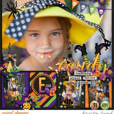 Candy Corn Witch