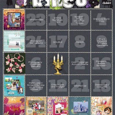 October Bingo Card
