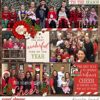 Family at Christmastime