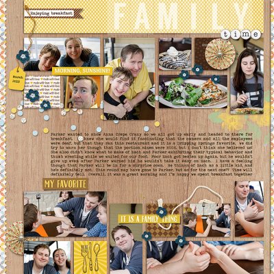 Family Breakfast Time
