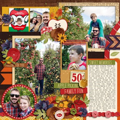 Apple orchard left