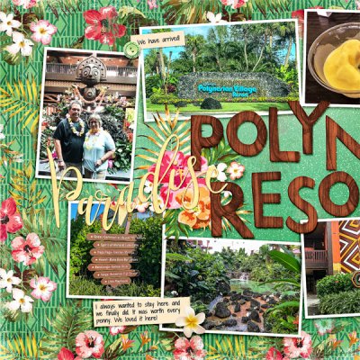 Polynesian Resort, left