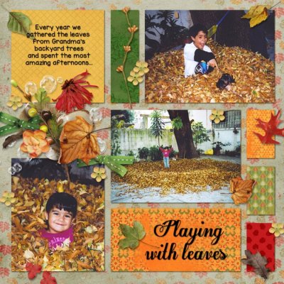 Leaves are cozy