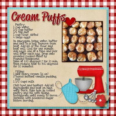 Cream Puff Recipe
