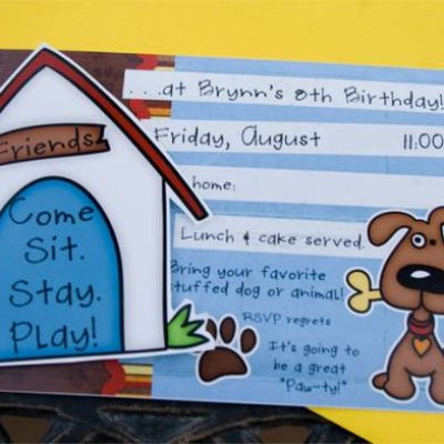 Puppy Paw-ty Invite