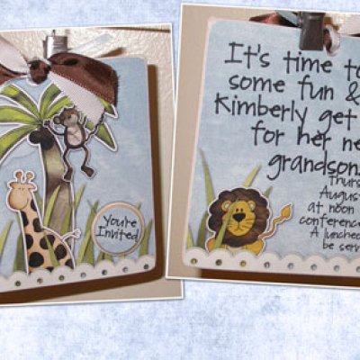 {hybrid} Grandma Shower Invites