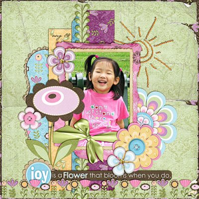 Joy is a flower