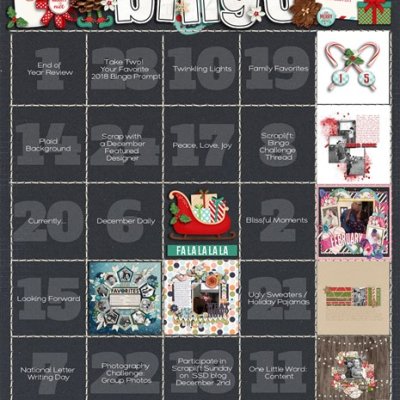 December Bingo Card