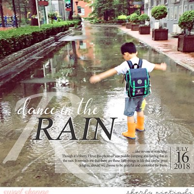 Dance in the rain
