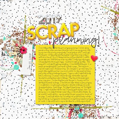 Scrap Planning 2019