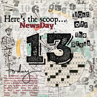 Sweet Shoppe 13th birthday Feb 2 challenge
