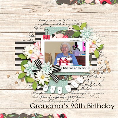 Sweep Shoppe 13th Birthday Feb 9 Scrap instagram challenge