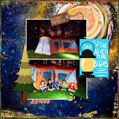 Our campsite - Cincy 2017