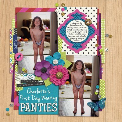 Charlotte's First Day Wearing Panties