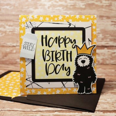 Happy Birthday cards with matching envie