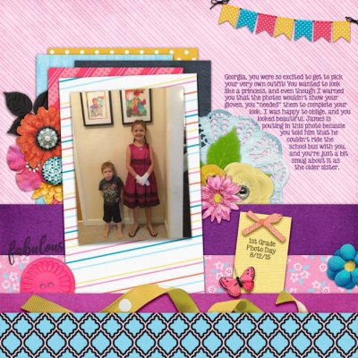 #18 Scraplift: 1st Grade Princess