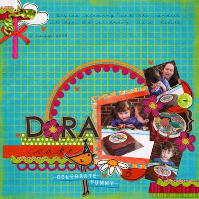 dora fiesta cake