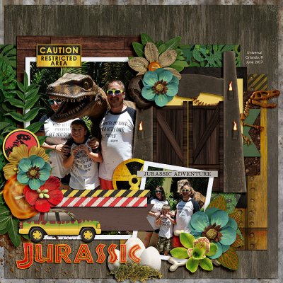 Adventure: Jurassic by Studio Flergs  2019 Passport - March - #17