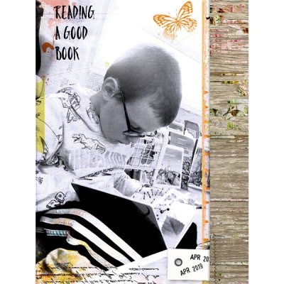 Reading a good book